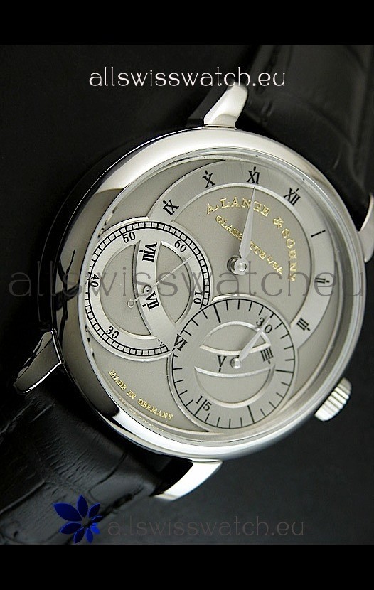 IMG_9081 Alange Sohne Dual Sub Dials Black Strap Replica 4