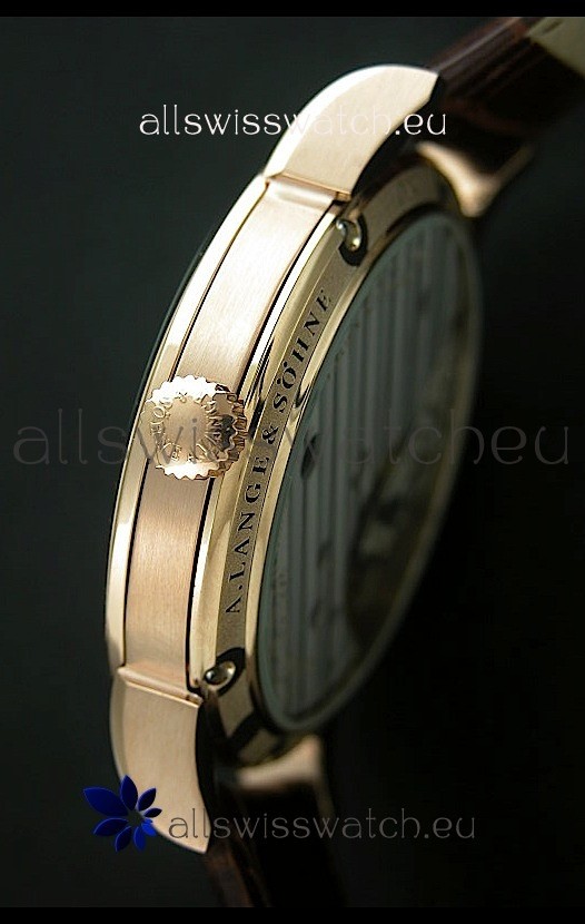 IMG_9081 A. Lange & Sohne Glashutte In Sachskn Classic Rose Gold Replica 4