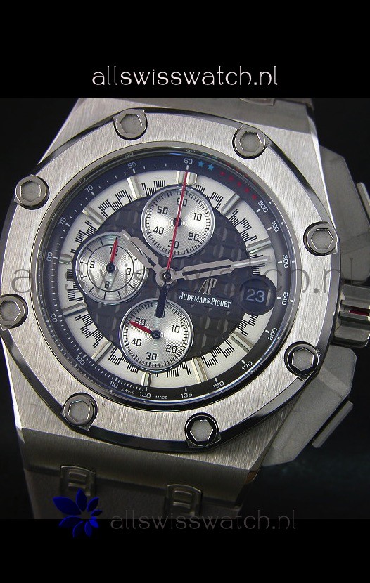 Audemars Piguet Royal Oak Offshore Michael Schumacher Quartz Movement in Grey Replica 4