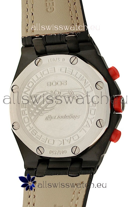 IMG_9081 Audemars Piguet Royal Oak Offshore Limited Edition SingaporeGP 2008 PVD in Red Dial Replica 4