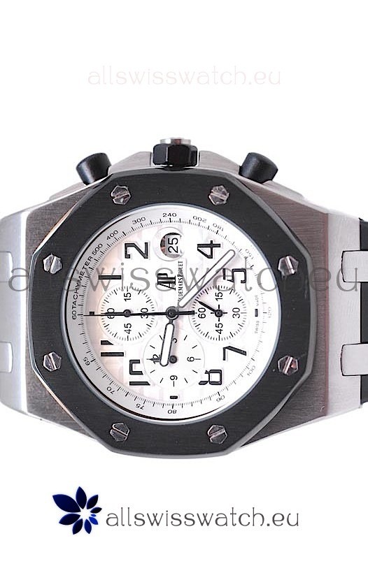 IMG_9081 Audemars Piguet Royal Oak Offshore Limited Edition Chronograph in Black Bezel Replica 4