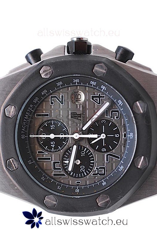 IMG_9081 Audemars Piguet Royal Oak Offshore Limited Edition Chronograph in Grey Dial Replica 4