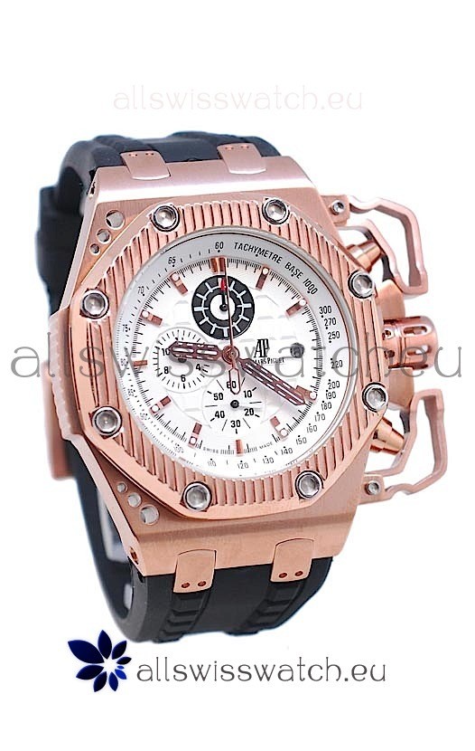 Audemars Piguet Royal Oak Offshore Limited Edition Survivor Rose Gold Replica 4