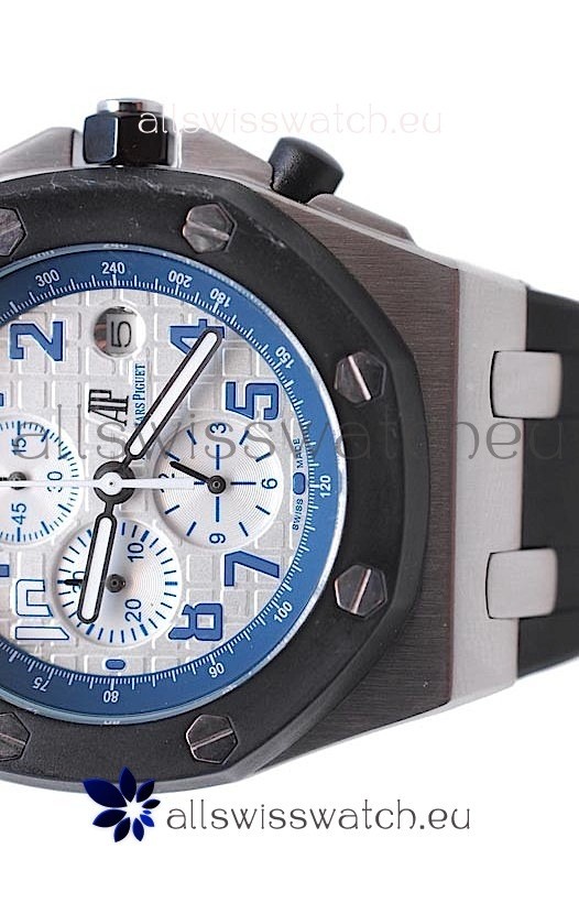 IMG_9081 Audemars Piguet Royal Oak Offshore in Off White Dial Replica 4
