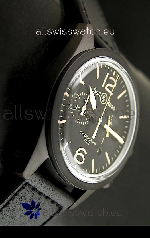IMG_9081 Bell and Ross BR126 Vintage Quartz in PVD Casing Replica 4