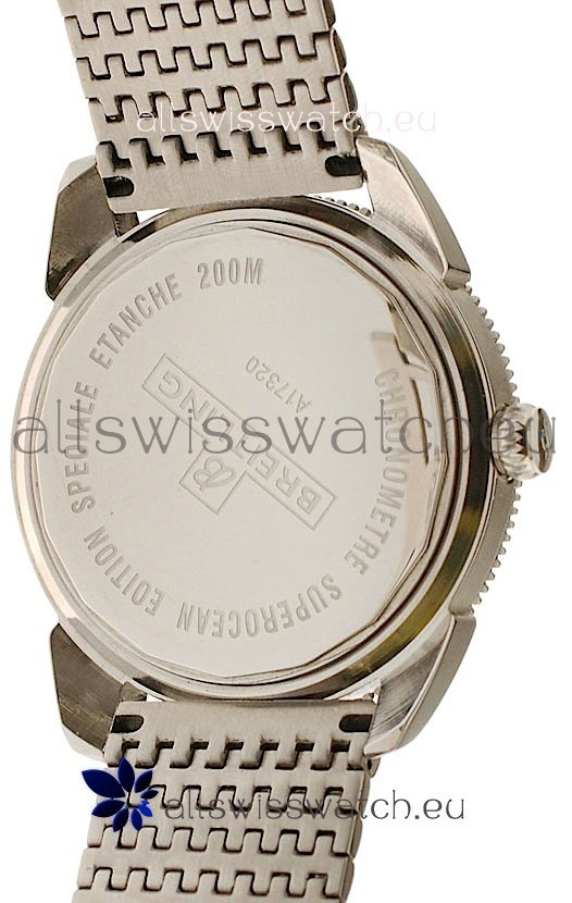 IMG_9081 Breitling Chronometre Automatic in White Dial Replica 4