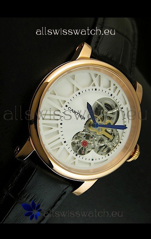 IMG_9081 Rotonde De Cartier Cadran Love - Yellow Gold Case Replica 4