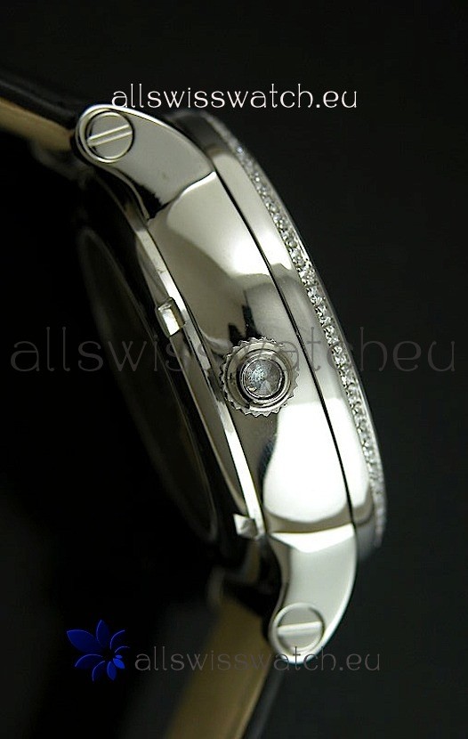 IMG_9081 Cartier Ronde de Tourbillon Diamond in Black Dial Replica 4