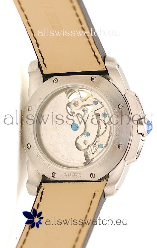 IMG_9081 Calibre de Cartier Flying Tourbillon Steel Replica 4