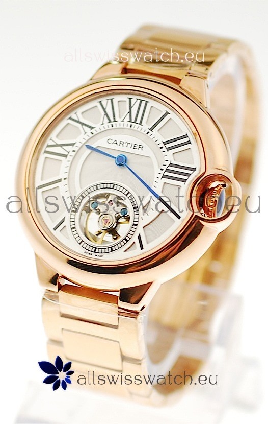 IMG_9081 Ballon Bleu De Cartier flying Tourbillon Gold Replica 4