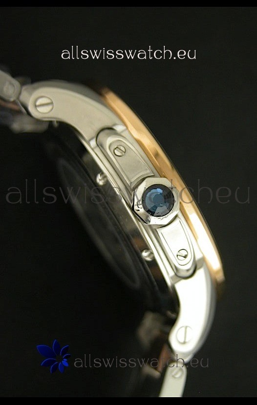 IMG_9081 Calibre De Cartier Automatic in Two Tone Replica 4