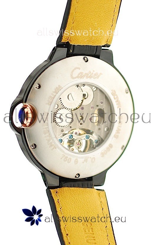 IMG_9081 Ballon Bleu De Cartier flying Tourbillon in White Face Replica 4