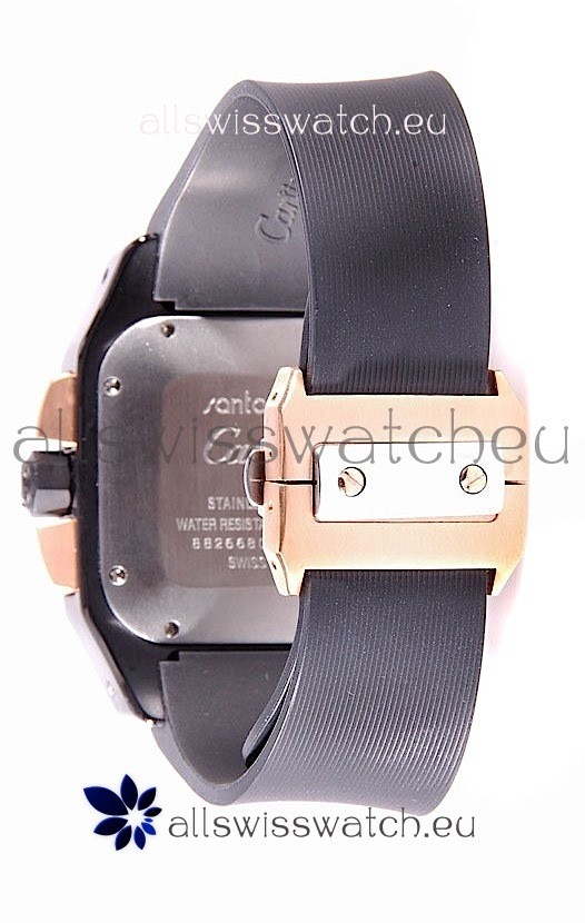 IMG_9081 Cartier Santos 100 Carbon Chrono Replica 4