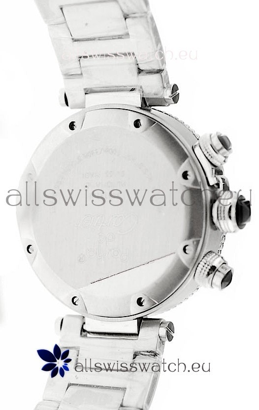 IMG_9081 Cartier Pasha Seatimer in Black Dial Replica 4