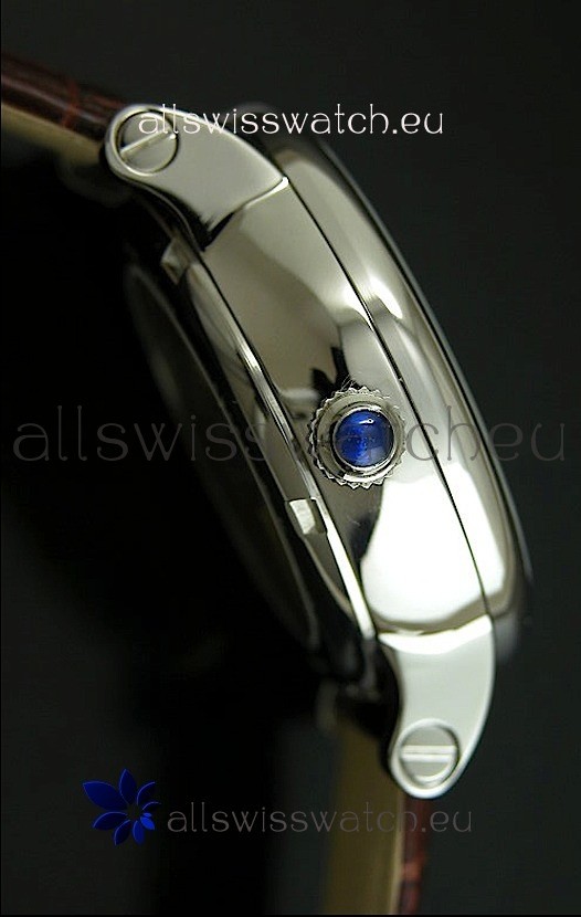 IMG_9081 Cartier Ronde de Tourbillon in Brown Strap Replica 4