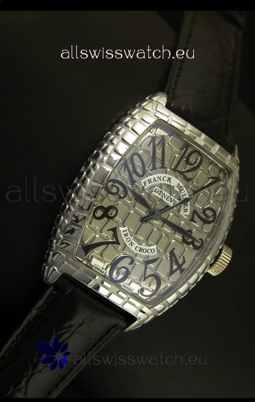 IMG_9081 Franck Muller Casablanca Iron Croco in Steel Case Replica 4