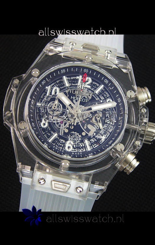 IMG_9081 Hublot Big Bang Unico Sapphire Quartz 45MM Replica 4