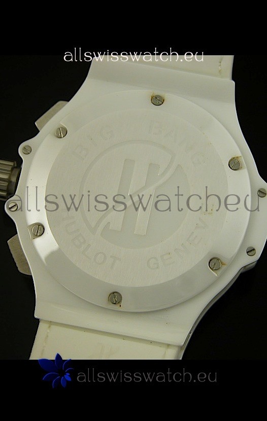 IMG_9081 Hublot Big Bang White Ceramic Case in Quartz Movement Replica 4