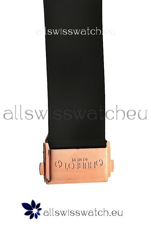 IMG_9081 Hublot Big Bang Big Date Power Reserve Tourbillon in Pink Gold Replica 4