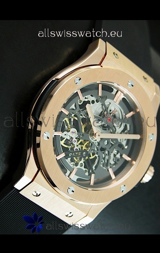 IMG_9081 Hublot Classic Fusion in Pink Gold Casing Replica 4
