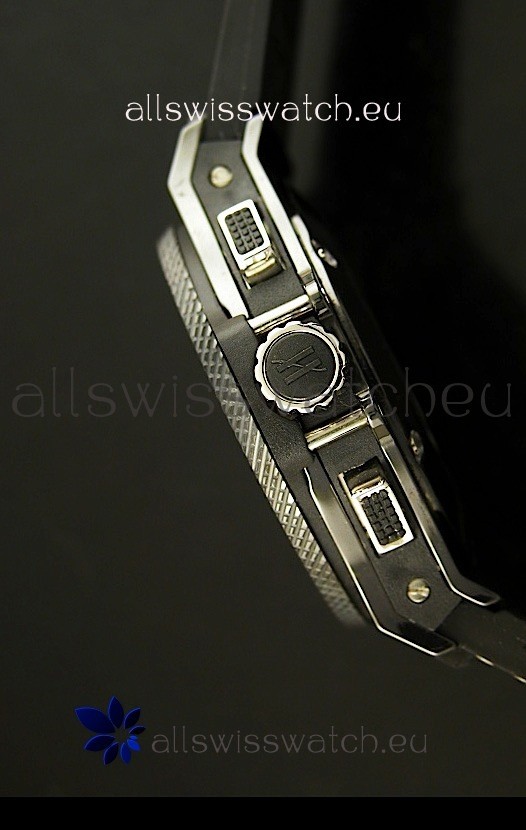 IMG_9081 Hublot Big Bang Black Ceramic Case in Quartz Movement Replica 4