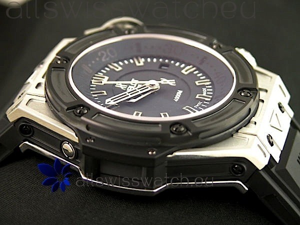 IMG_9081 Hublot King Power Diver 4000m in Black Replica 4