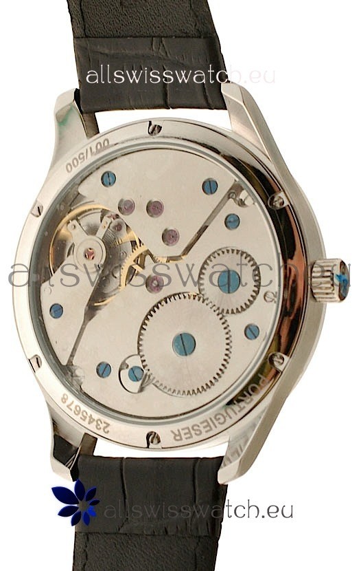 IMG_9081 IWC Portugese Automatic Steel in Brown Strap Replica 4