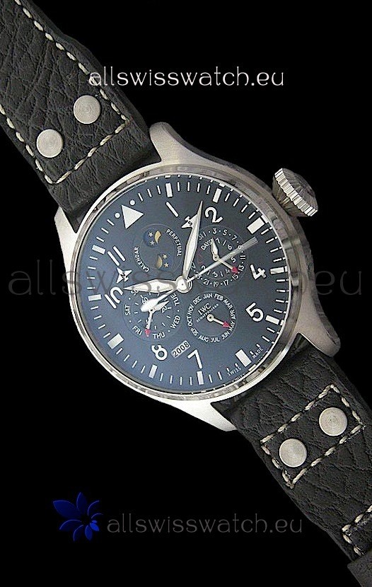 IMG_9081 IWC Schaffhausen in Black Dial Replica 4