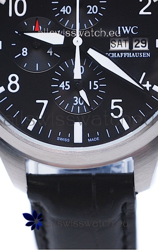 IMG_9081 IWC Portofino Chronograph Schaffhausen Black Replica 4