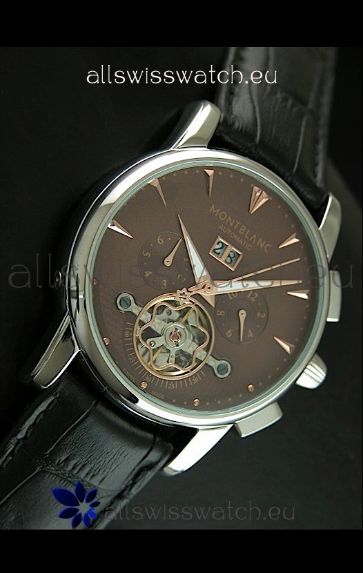 IMG_9081 Mont Blanc Flying Tourbillon in Brown Dial Replica 4