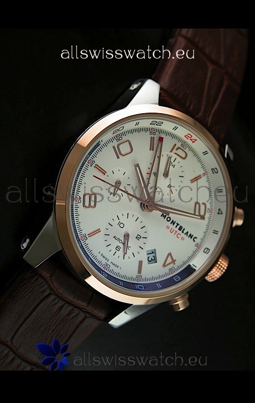 IMG_9081 Mont Blanc UTC in Gold Bezel Replica 4