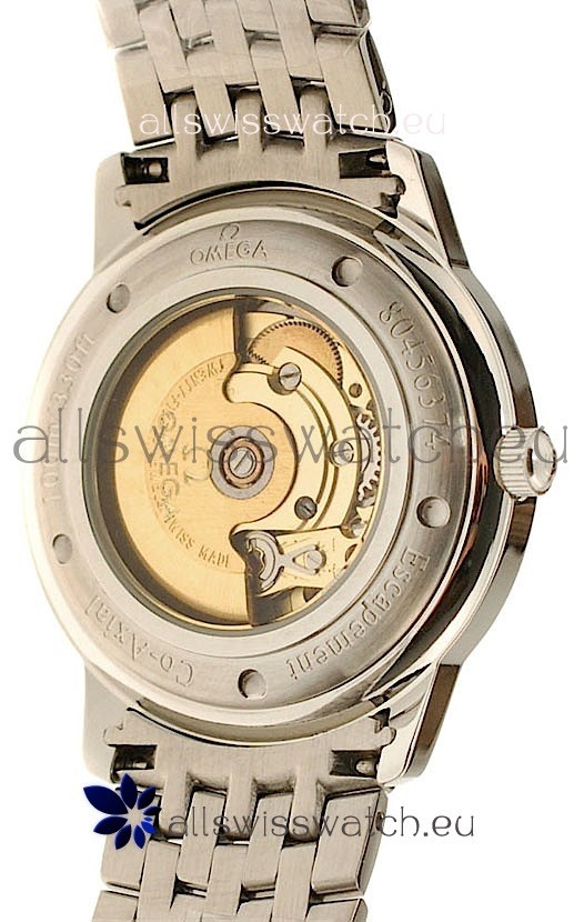 IMG_9081 Omega Co-Axial Deville Steel in White Dial Replica 4