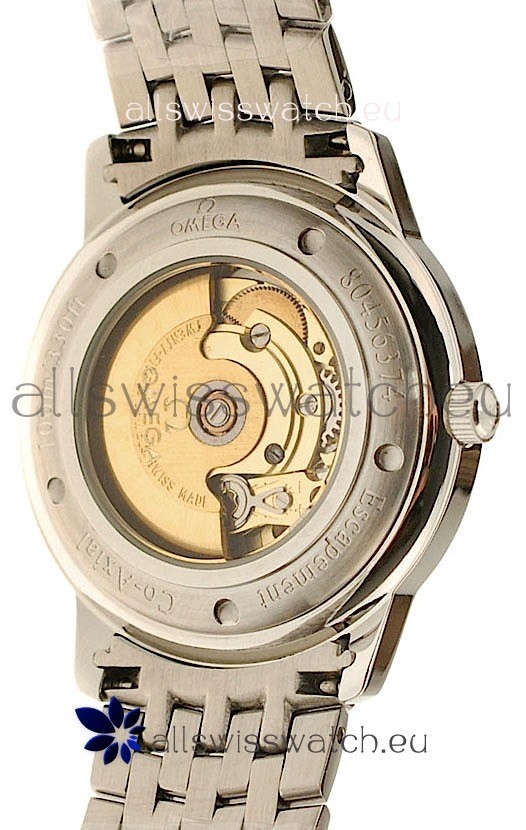 IMG_9081 Omega Co-Axial Deville Steel in Diamond Encrusted Stick Markers Replica 4
