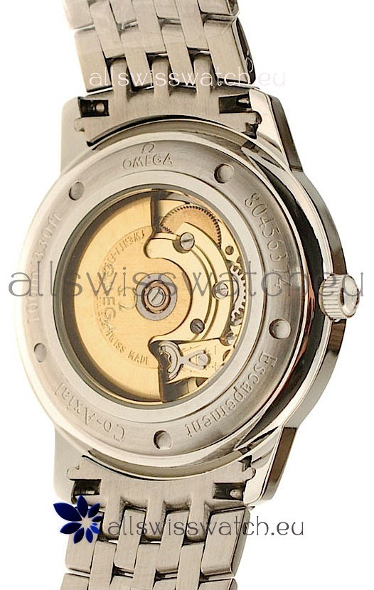IMG_9081 Omega Co-Axial Deville Steel in Diamond Encrusted Stick Markers Replica 4