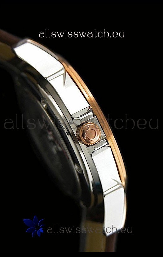 IMG_9081 Omega Deville Escapement Mechanical Rose Golden Replica 4