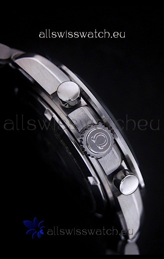IMG_9081 Omega Speedmaster Automatic Chronometer in White Dial Replica 4