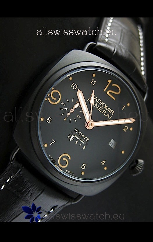 IMG_9081 Panerai Radiomir PAM497 10 Days in PVD Case Replica 4