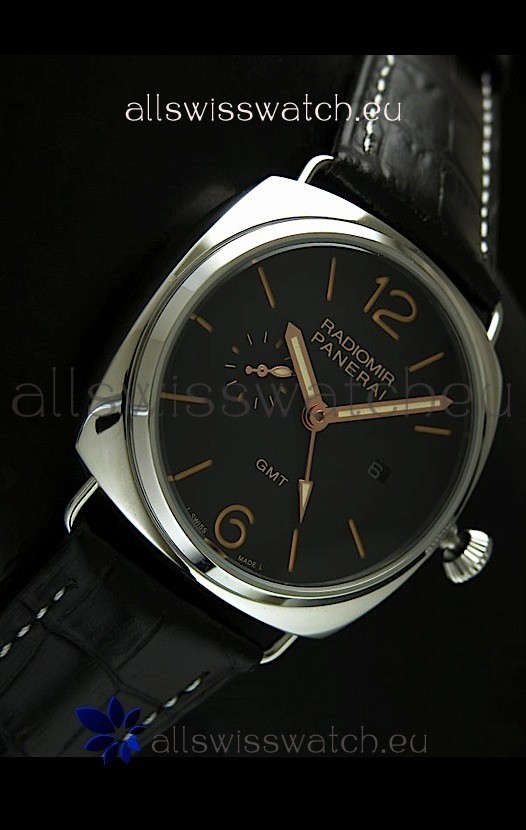 IMG_9081 Panerai Radiomir GMT in Black Dial Replica 4