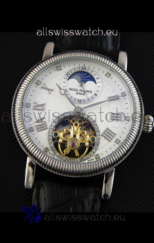 IMG_9081 Patek Philippe MoonPhase Tourbillon White Dial Replica 4