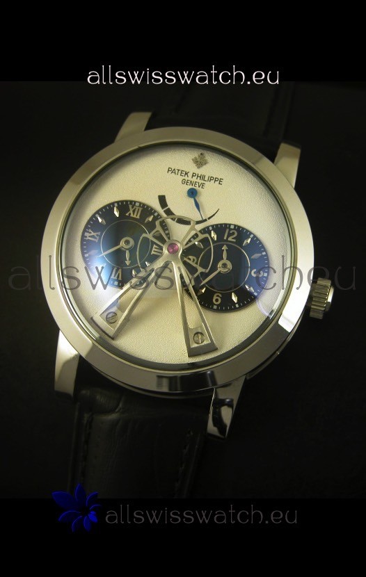 IMG_9081 Patek Philippe Dual Sub Dial Movement Replica 4