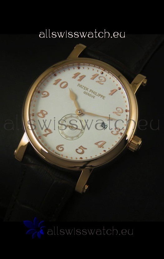IMG_9081 Patek Philippe Calatrava Rose Gold Movement Replica 4