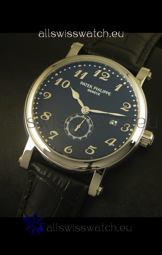 IMG_9081 Patek Philippe Calatrava Stainless Steel Movement Replica 4