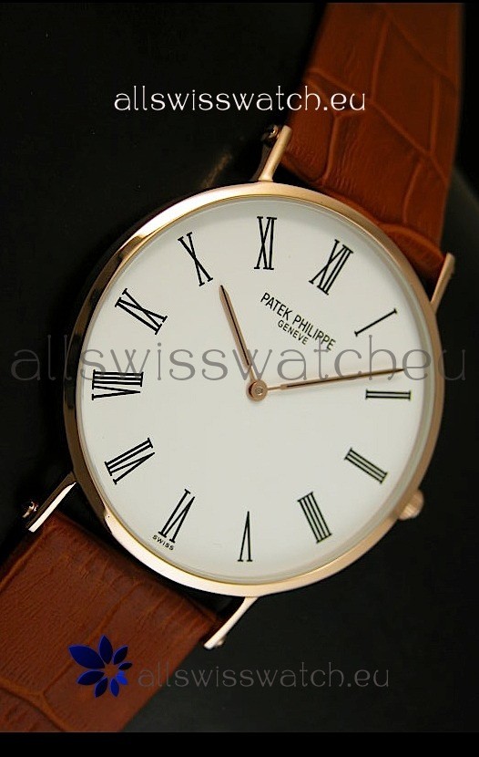 IMG_9081 Patek Philippe Calatrava Ulta-Thin - 4MM Thick Replica 4