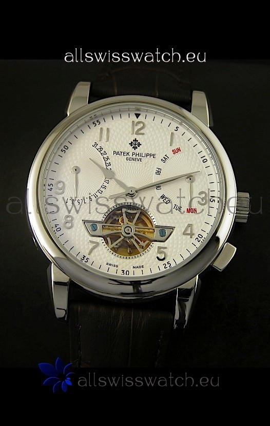 Patek Philippe Grand Complications Tourbillon Automatic in Steel Replica 4