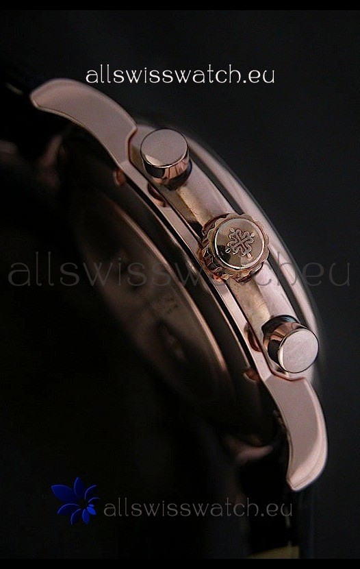 IMG_9081 Patek Philippe Perpetual Calender Steel in Rose Gold Replica 4