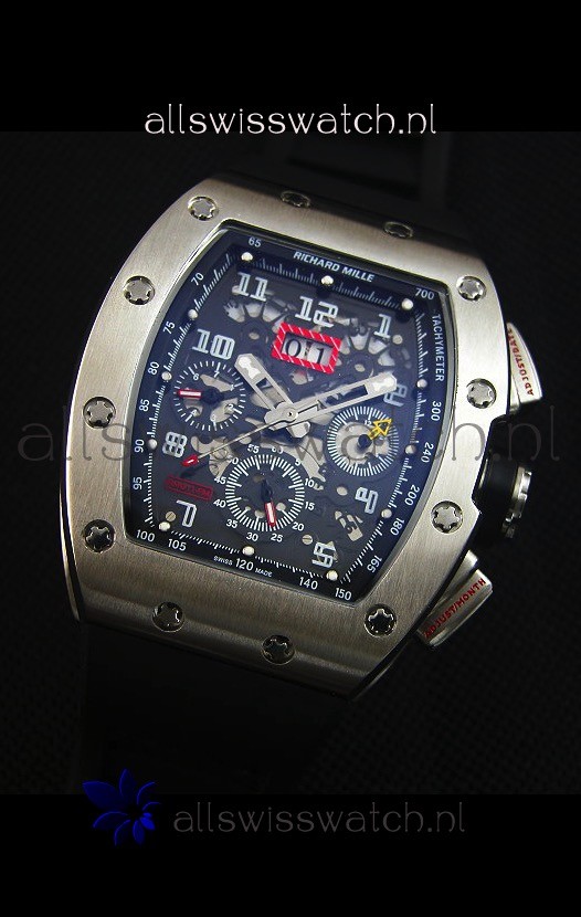 IMG_9081 Richard Mille RM011 in Stainless Steel Case Replica 4