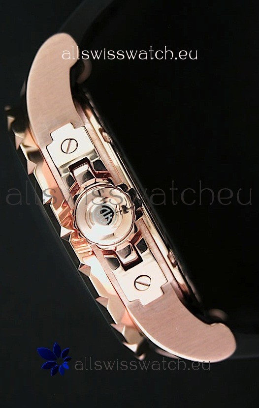 IMG_9081 Roger Dubuis Chronoexcel Automatic Rose Gold in Blue Dial Replica 4