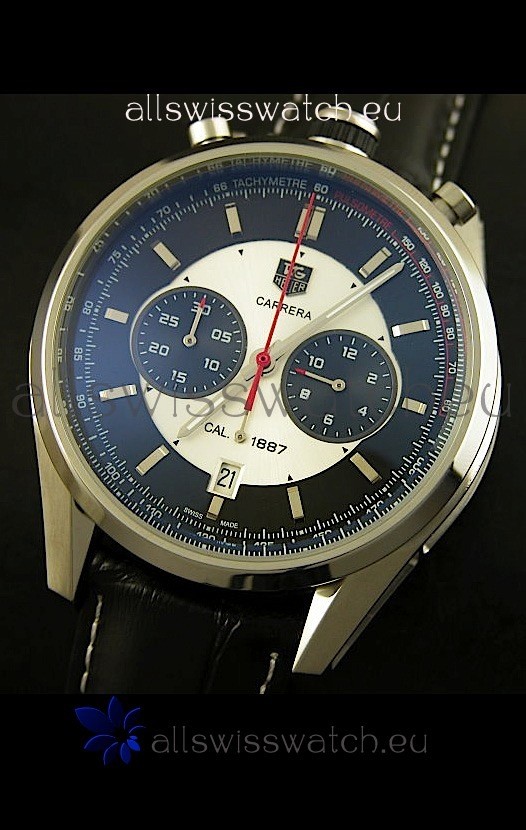 IMG_9081 Tag Heuer Carrera Calibre 1887 Heritage - Quartz Movement Replica 4
