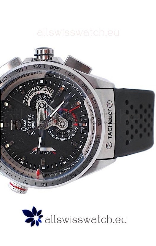 Tag Heuer Grand Carrera Calibre 36 Automatic in Black Dial Replica 4