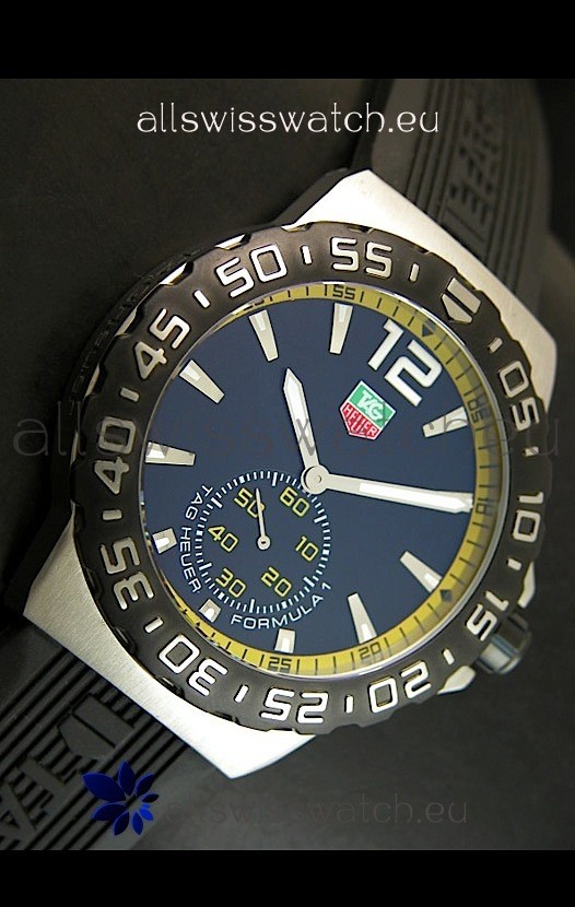 IMG_9081 Tag Heuer Formula 1 in Quartz Movement - Yellow Dial Borders Replica 4